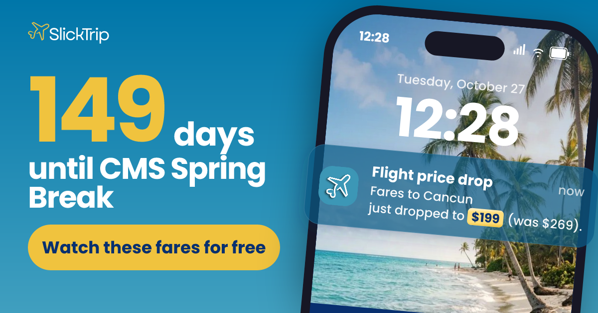 CMS Spring Break 2027: Dates (Mar 25 to Apr 2) and Fares