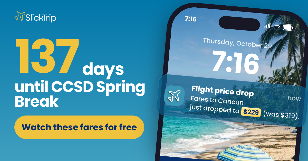 CCSD Spring Break 2027: Dates (Mar 15 to 19) and Fares