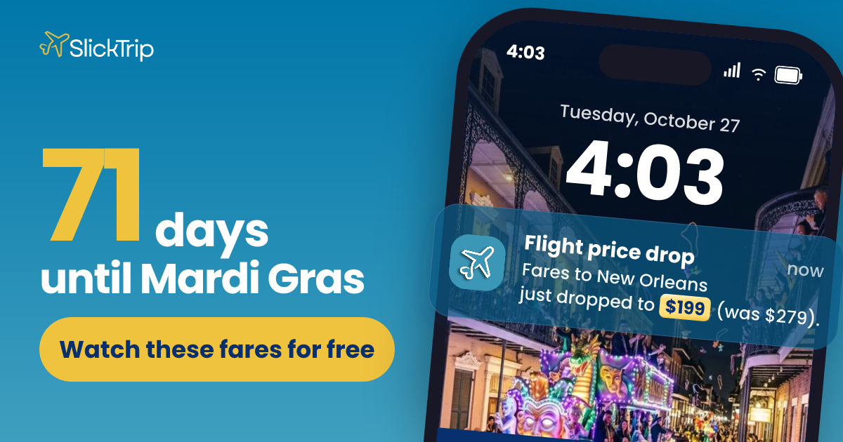 Mardi Gras 2027: Dates (Fat Tuesday, Feb 9) and Fares