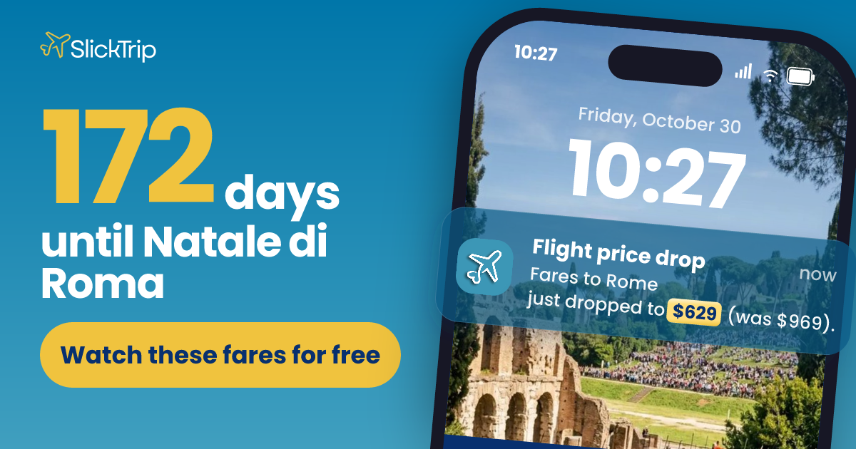 Natale di Roma 2027: Dates (Apr 21) and Fares